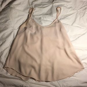 Aritzia Wilfred pink camisole